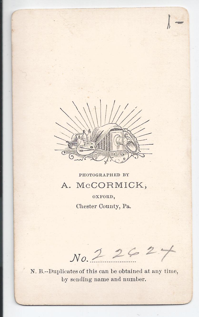 Mccormick Cdv Marylantz Photo46verso
