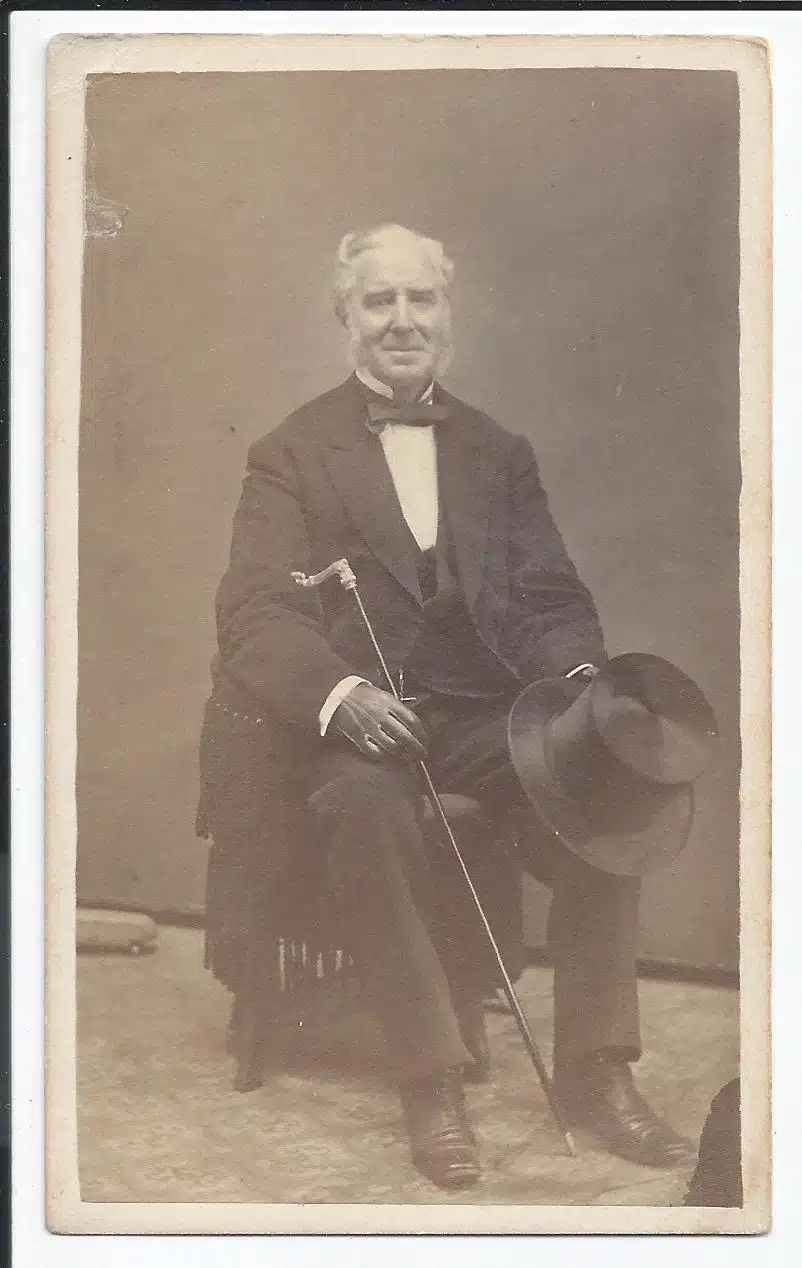 John Branson, Col. Ewort, carte-de-visite, 1874.