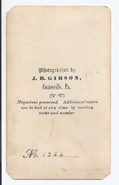 Gibson Cdv Youngcouple Photo47verso