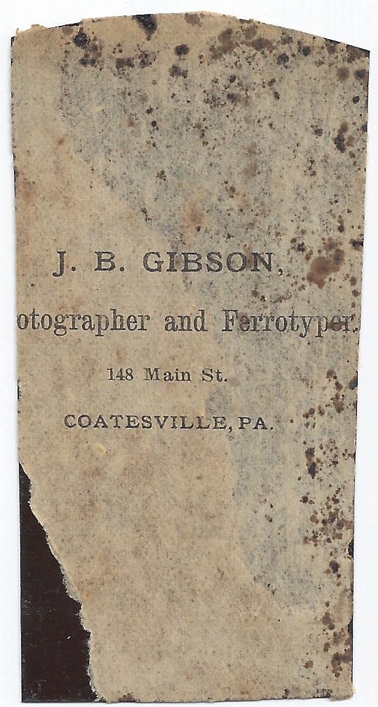 Gibson Tintype Boy Photo72verso