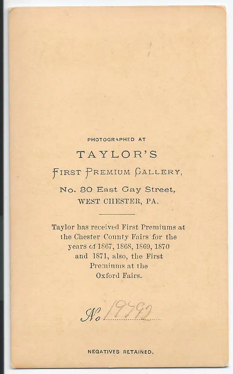 Taylor Cdv1870s Toddlerboy Photo80verso