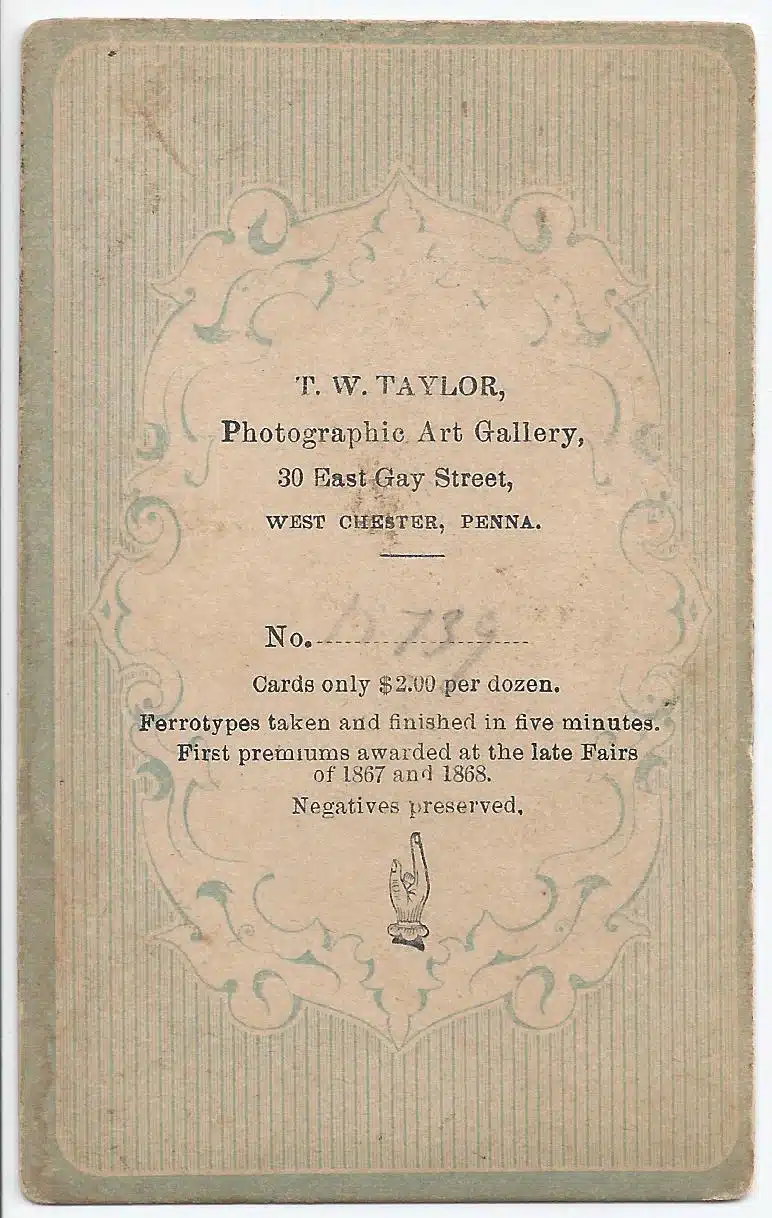 Taylor Cdv Teenagegirl Photo85verso