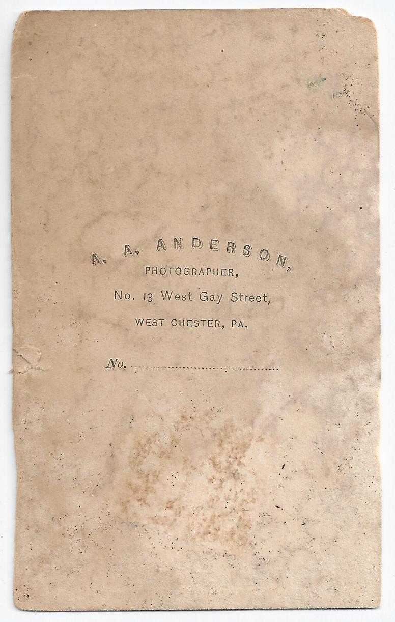 Anderson Cdv Youngwoman Photo86verso