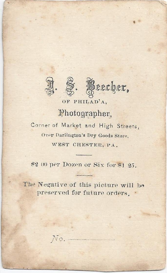 Beecher Cdv Oldman Photo89verso