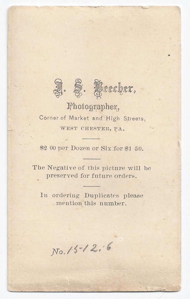 Beecher Cdv Boywhat Photo164verso