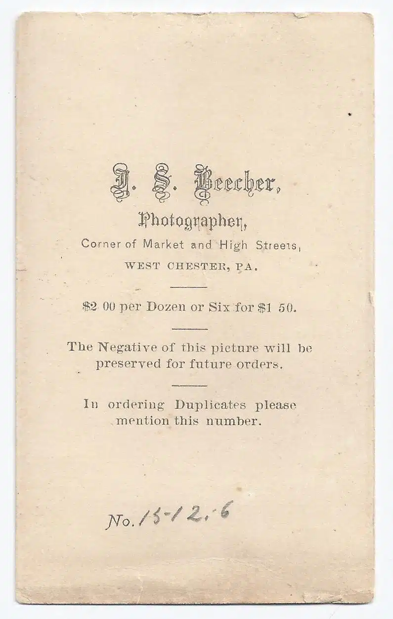 Beecher Cdv Boywhat Photo164verso