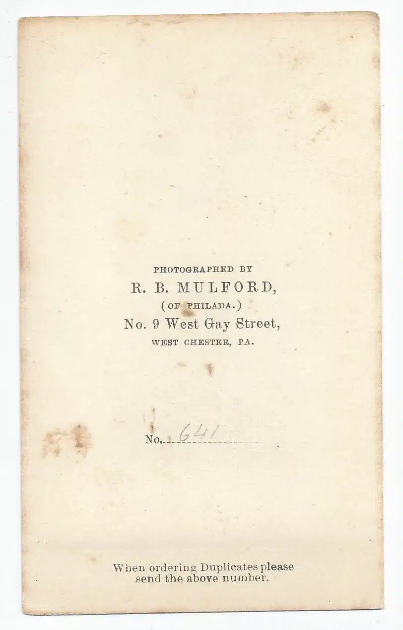 Mulford Cdv Manwithmuttonchops Photo193verso
